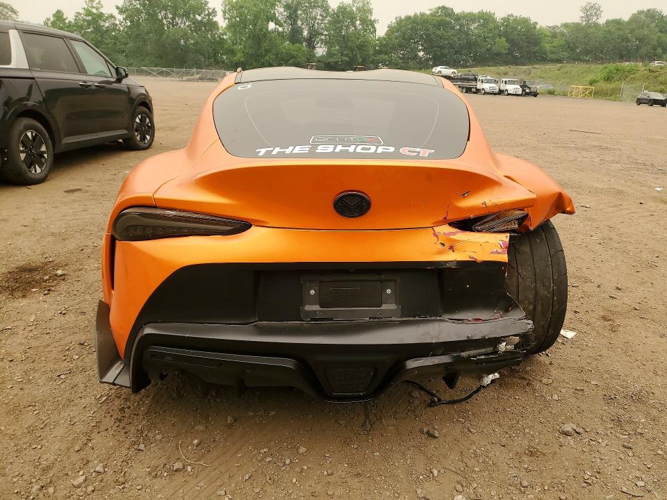 2022 Toyota Supra VIN WZ1DB0C05MW035449 COPART salvage auction — REAR END, PA - CERTIFICATE OF SALVAGE (P), sold $8,400 on 2026-07-28 (photo 6)