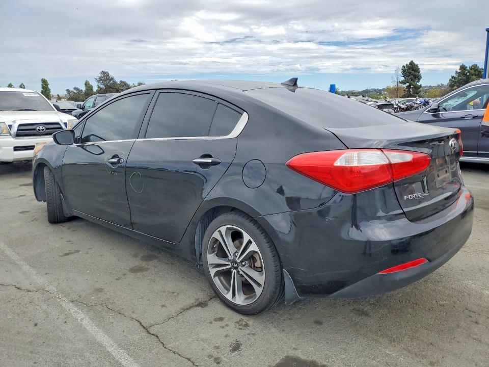 2015 Kia Forte VIN KNAFZ4A89F5338436 COPART salvage auction — VANDALISM, Ca - Salvage Certificate, sold $250 on 2026-07-31 (photo 2)