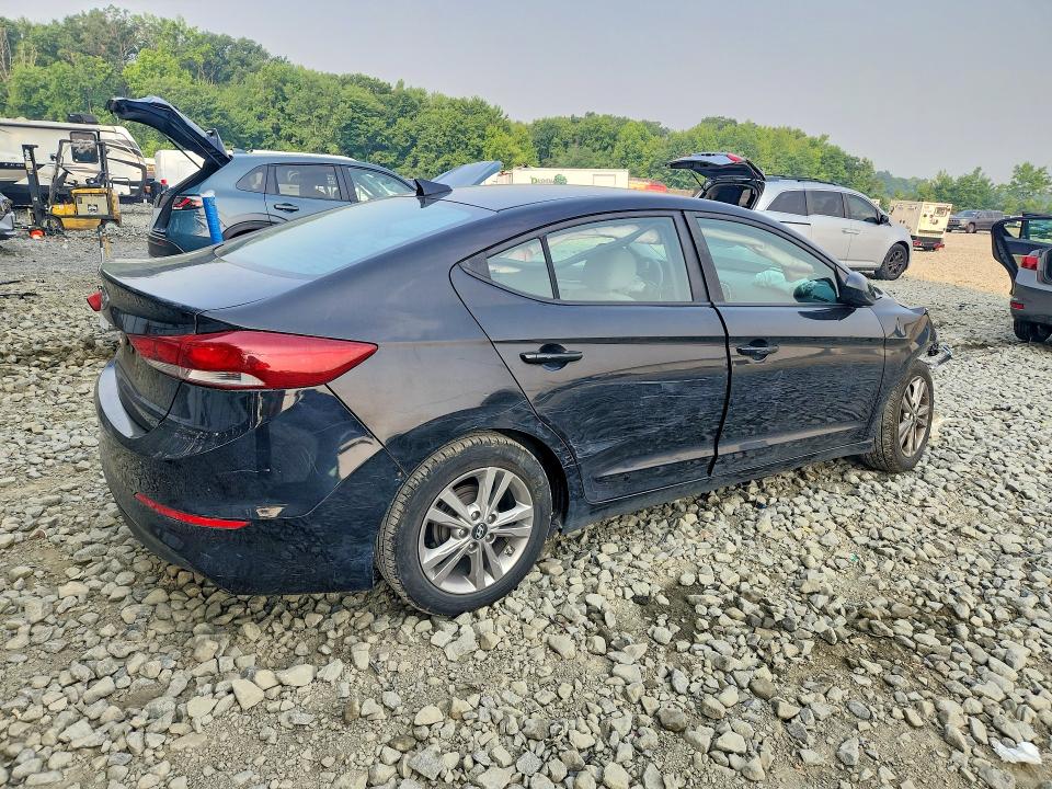 2017 Hyundai Elantra VIN KMHD84LFXHU206122 COPART salvage auction — FRONT END, NJ - CERT OF TITLE-SALVAGE (P), sold $850 on 2026-07-27 (photo 3)