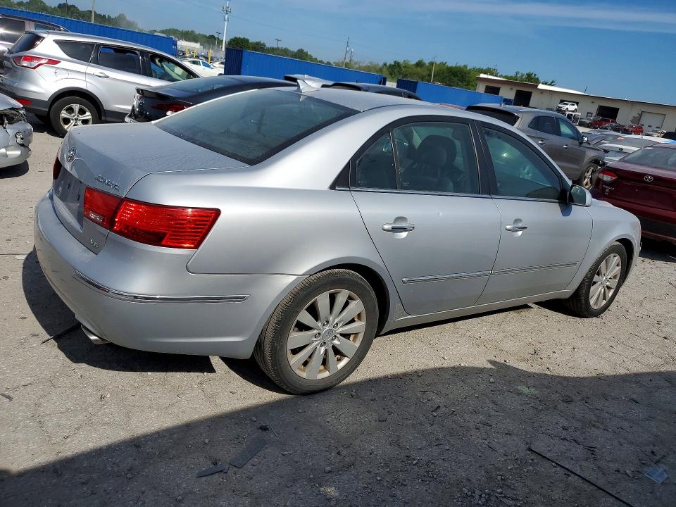 2009 Hyundai Sonata VIN 5NPEU46F89H560538 COPART salvage auction — FRONT END, IN - CERT OF TITLE-SALVAGE TITLE, sold $350 on 2026-07-28 (photo 3)