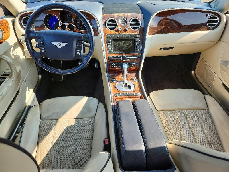 2009 Bentley Continental VIN SCBBR93W59C060518 COPART salvage auction — REAR END, Md - Cert Of Salvage > 75% Damage, sold $3,600 on 2026-07-31 (photo 8)