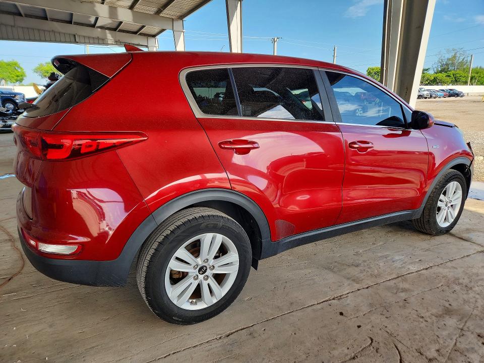 2018 Kia Sportage VIN KNDPMCAC2J7361574 COPART salvage auction — FRONT END, FL - CERT OF TITLE SLVG REBUILDABLE, sold $2,650 on 2026-07-22 (photo 3)