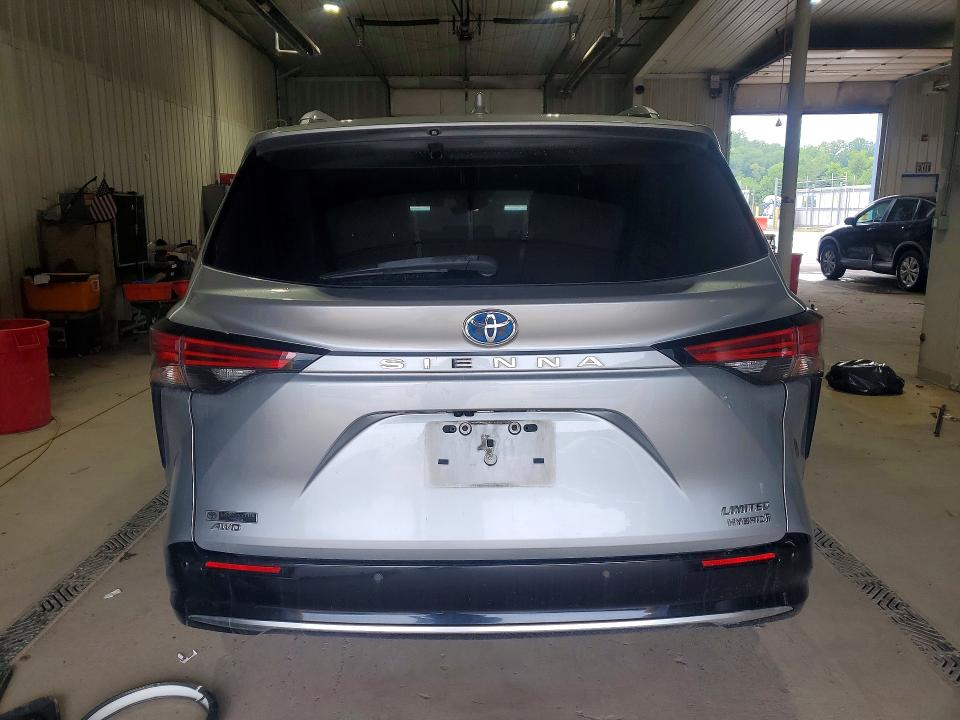 2021 Toyota Sienna VIN 5TDZSKFC9MS005148 COPART salvage auction — FRONT END, Pa - Certificate Of Salvage, sold $10,100 on 2026-07-13 (photo 6)