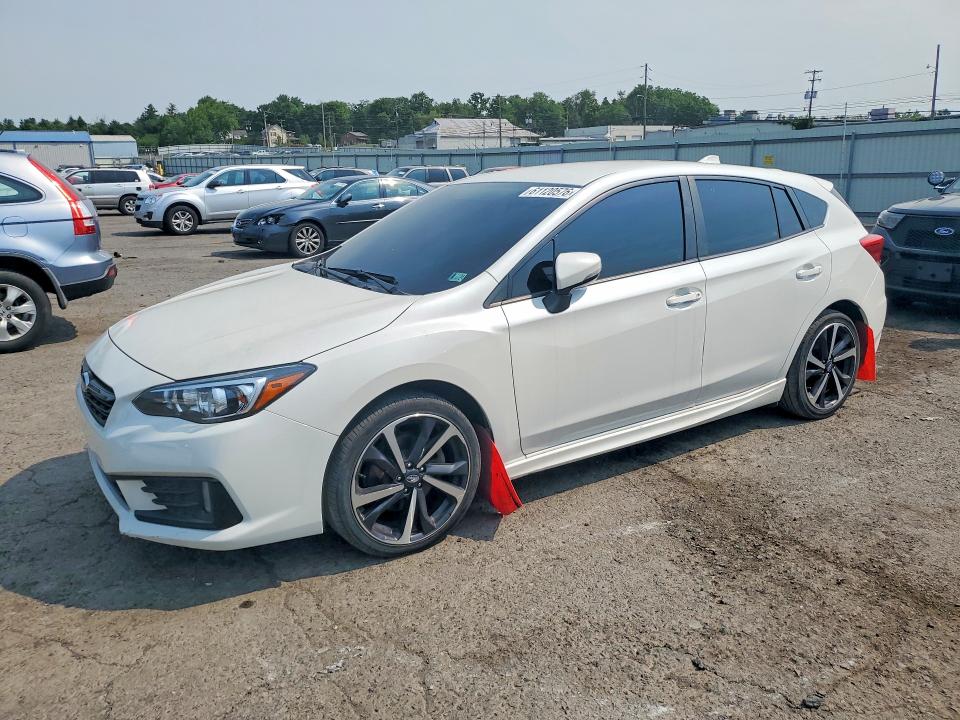 2020 Subaru Impreza VIN 4S3GTAJ62L1720204 COPART salvage auction — MINOR DENT/SCRATCHES, Pa - Cert Of Title (P), sold $7,800 on 2026-07-27 (photo 1)