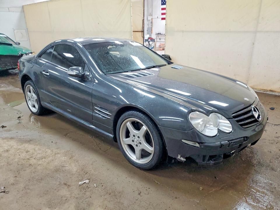2003 Mercedes-benz Sl-klasse VIN WDBSK75F03F014814 COPART salvage auction — FRONT END, Mi - Certificate Of Title, sold $1,550 on 2026-08-19 (photo 4)