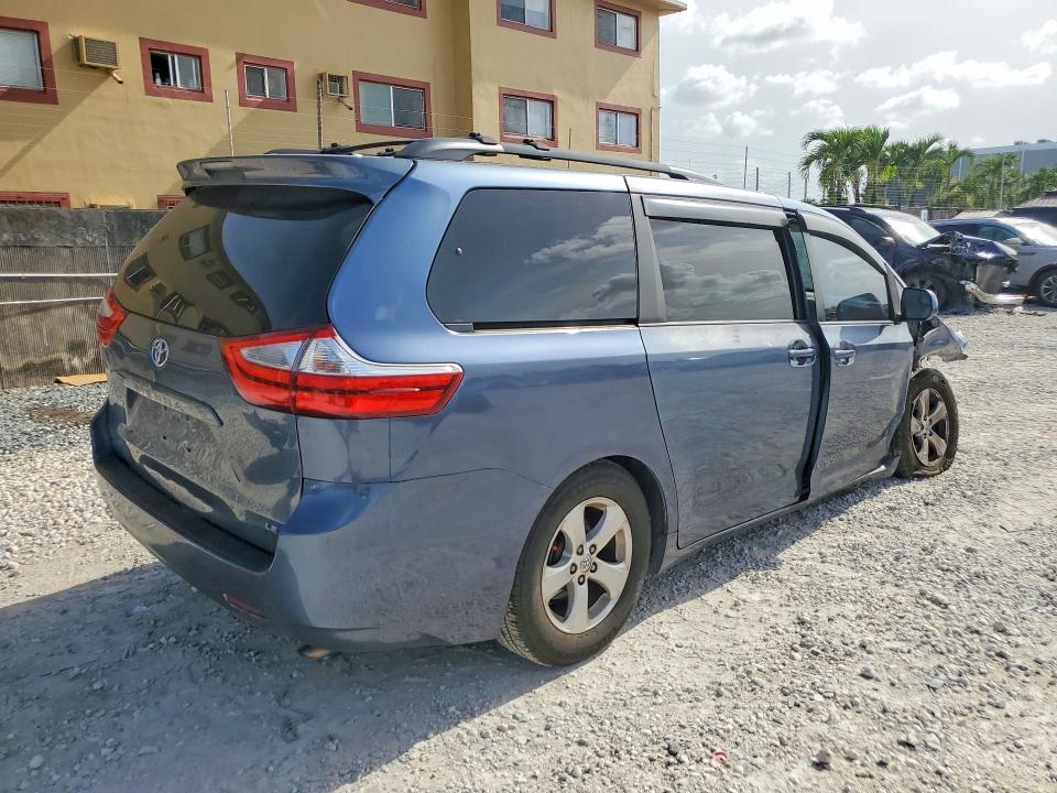 2015 Toyota Sienna VIN 5TDKK3DC5FS624228 COPART salvage auction — FRONT END, Salvage Title, sold $950 on 2026-07-17 (photo 3)