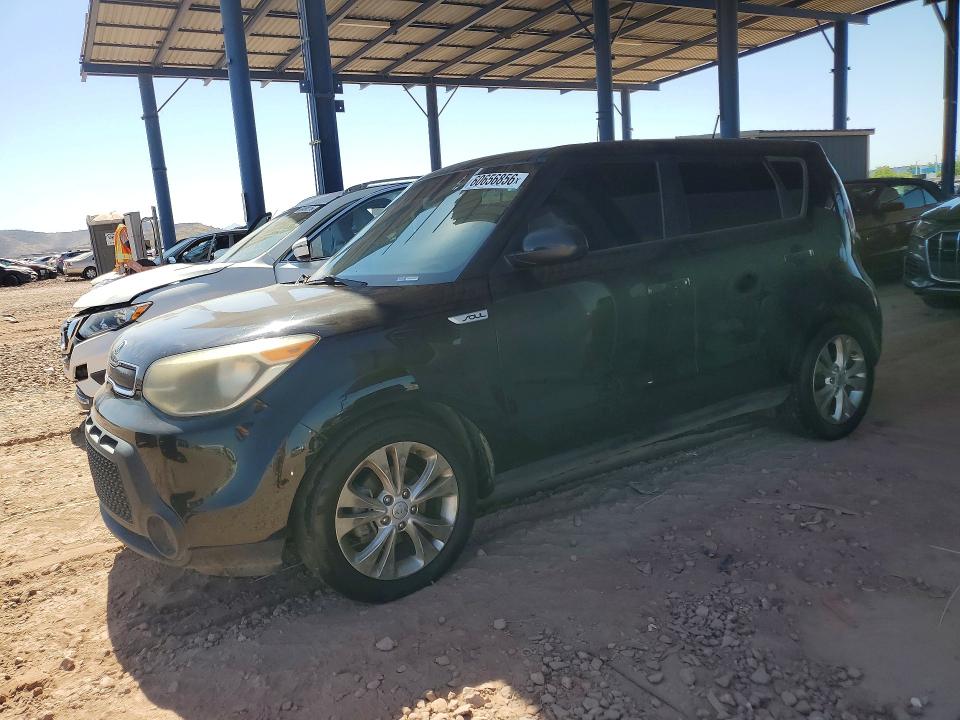2015 Kia Soul VIN KNDJP3A52F7187964 COPART salvage auction — REAR END, Az - Certificate Of Title, sold $2,950 on 2026-07-16 (photo 1)
