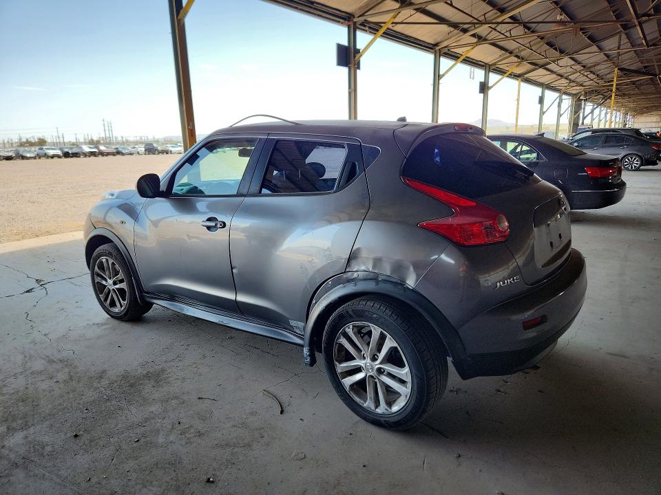 2013 Nissan Juke VIN JN8AF5MR4DT217200 COPART salvage auction — REAR END, Nv - Salvage Title, sold $700 on 2026-07-18 (photo 2)