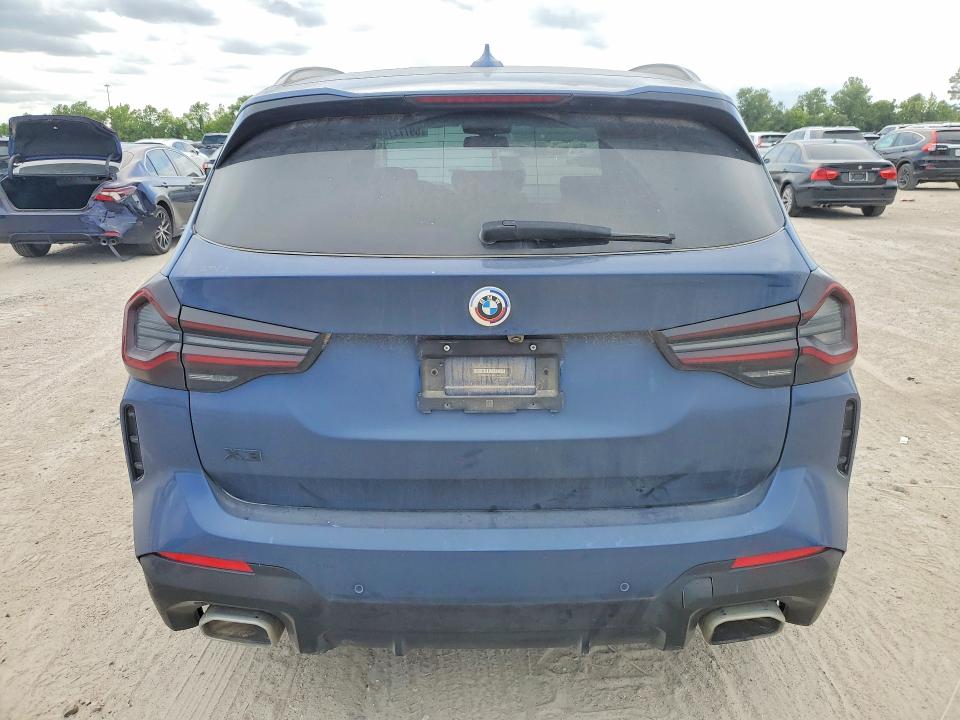 2022 BMW X3 VIN 5UX43DP0XN9K51941 COPART salvage auction — NORMAL WEAR, Tx - Certificate Of Title, sold $15,900 on 2026-07-10 (photo 6)