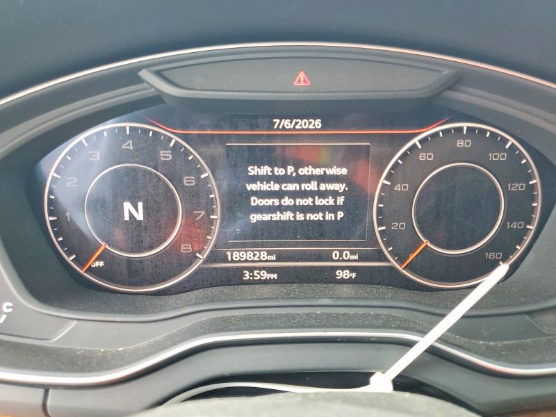 2018 Audi Q5 VIN WA1BNAFY0J2011741 COPART salvage auction — FRONT END, Fl - Certificate Of Title (P), sold $5,300 on 2026-07-15 (photo 9)