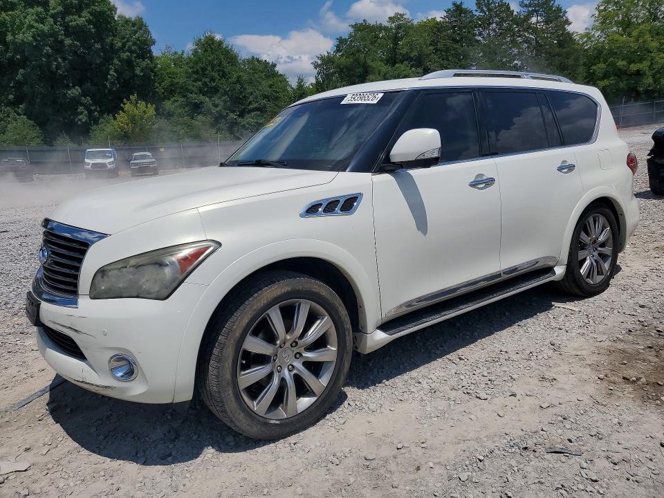 2012 Infiniti Qx56 VIN JN8AZ2NE0C9023311 COPART salvage auction — MINOR DENT/SCRATCHES, TN - CERTIFICATE OF TITLE, sold $1,500 on 2026-07-28 (photo 1)