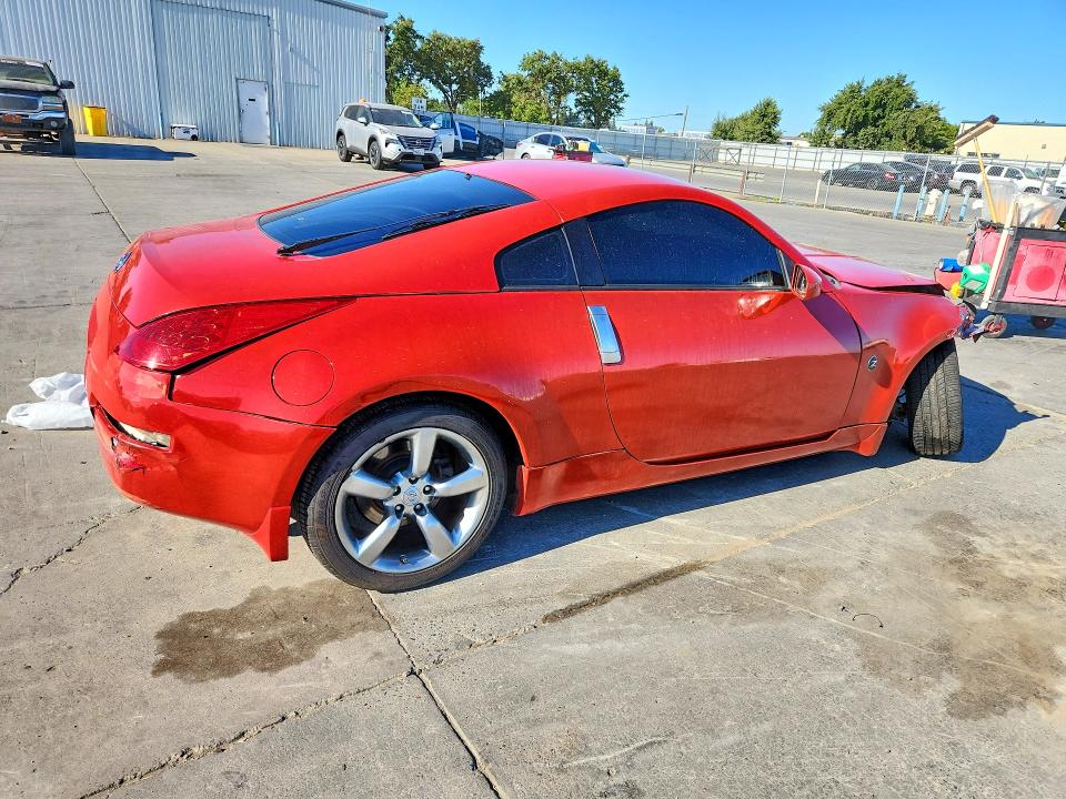 2006 Nissan 350z VIN JN1AZ34D26M302497 COPART salvage auction — FRONT END, CA - SALVAGE CERTIFICATE, sold $125 on 2026-07-27 (photo 3)