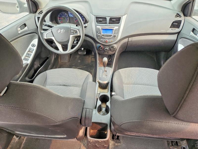 2012 Hyundai Accent VIN KMHCT5AE9CU034197 COPART salvage auction — VANDALISM, PA - CERTIFICATE OF SALVAGE, sold $250 on 2026-07-30 (photo 8)