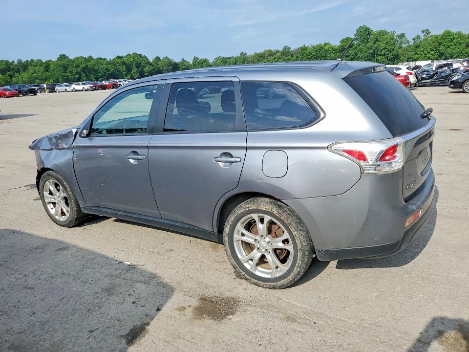 2014 Mitsubishi Outlander VIN JA4AZ3A37EZ009781 COPART salvage auction — FRONT END, Pa - Certificate Of Salvage, sold $100 on 2026-07-23 (photo 2)