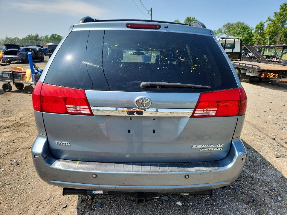 2004 Toyota Sienna VIN 5TDBA22C54S012740 COPART salvage auction — FRONT END, Md - Certificate Of Title, sold $650 on 2026-07-30 (photo 6)