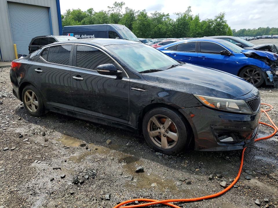 2015 Kia Optima VIN 5XXGM4A77FG441038 COPART salvage auction — FRONT END, VA - CERTIFICATE OF TITLE, sold $400 on 2026-07-27 (photo 4)