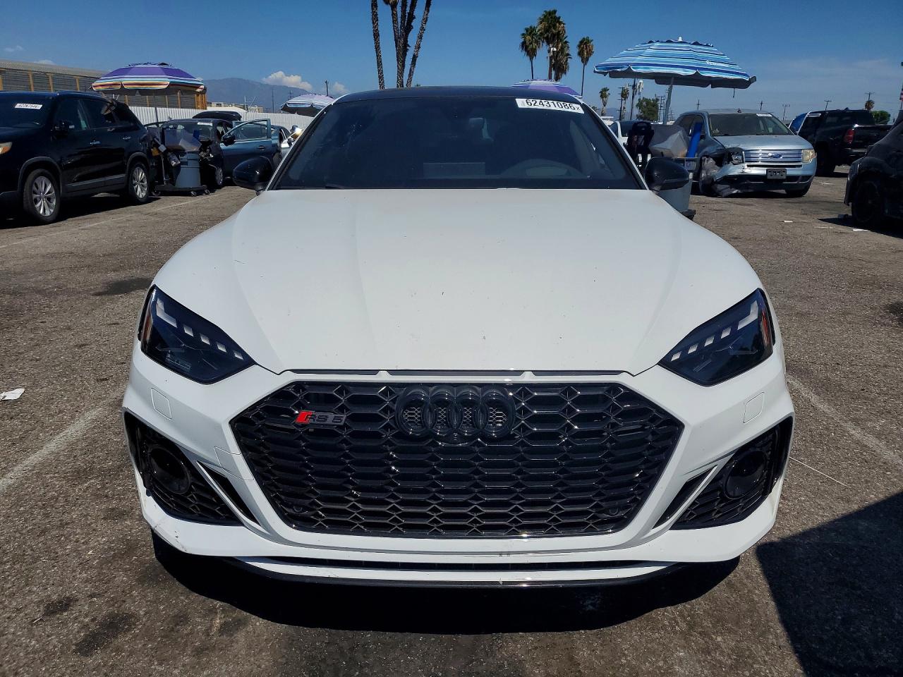 2024 Audi RS5 VIN WUAAWCF52RA900108 COPART salvage auction — Vandalism, Sc - Salvage Title, sold $36,750 on 2026-09-25 (photo 5)