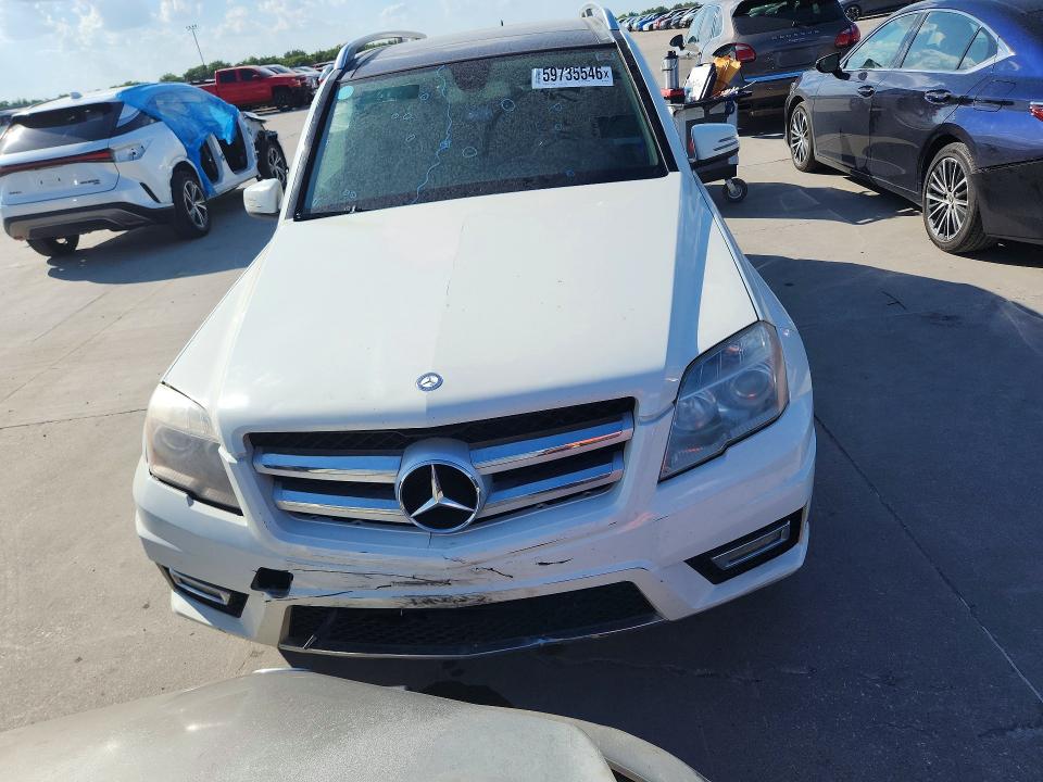 2012 Mercedes-benz Glk-klasse VIN WDCGG8HBXCF754372 COPART salvage auction — FRONT END, Tx - Certificate Of Title (P), sold $1,100 on 2026-07-30 (photo 5)