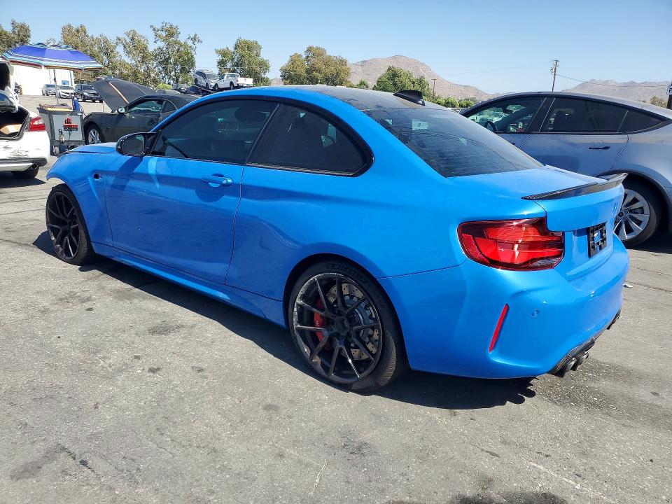 2020 BMW M2 VIN WBS1J3C06L7H57443 COPART salvage auction — FRONT END, Ca - Salvage Certificate, sold $18,200 on 2026-08-20 (photo 2)