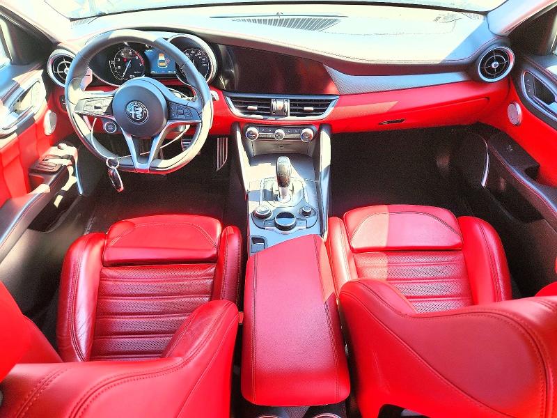 2018 Alfa romeo Giulia VIN ZARFAECN0J7565990 COPART salvage auction — FRONT END, Nc - Salvage Certificate Of Title, sold $8,200 on 2026-08-12 (photo 8)