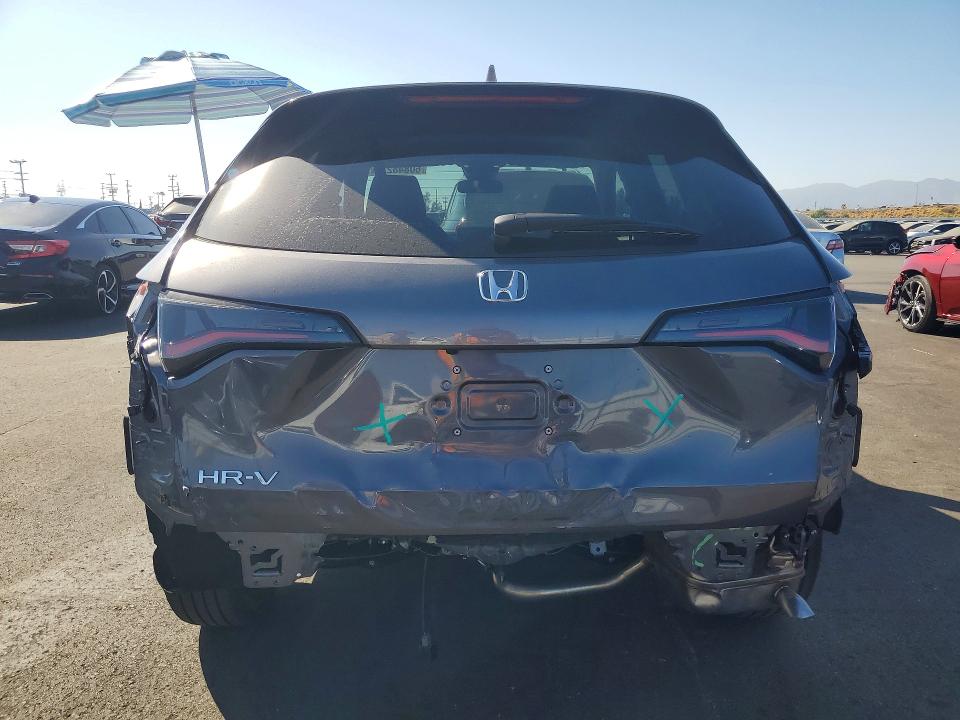 2026 Honda Hr-v VIN 3CZRZ1H31TM736491 COPART salvage auction — REAR END, Ca - Salvage Certificate, sold $9,400 on 2026-08-24 (photo 6)