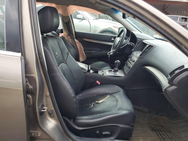 2010 Infiniti G VIN JN1CV6AR9AM452475 COPART salvage auction — SIDE, Co - Public - Salvage Title, sold $600 on 2026-07-14 (photo 7)