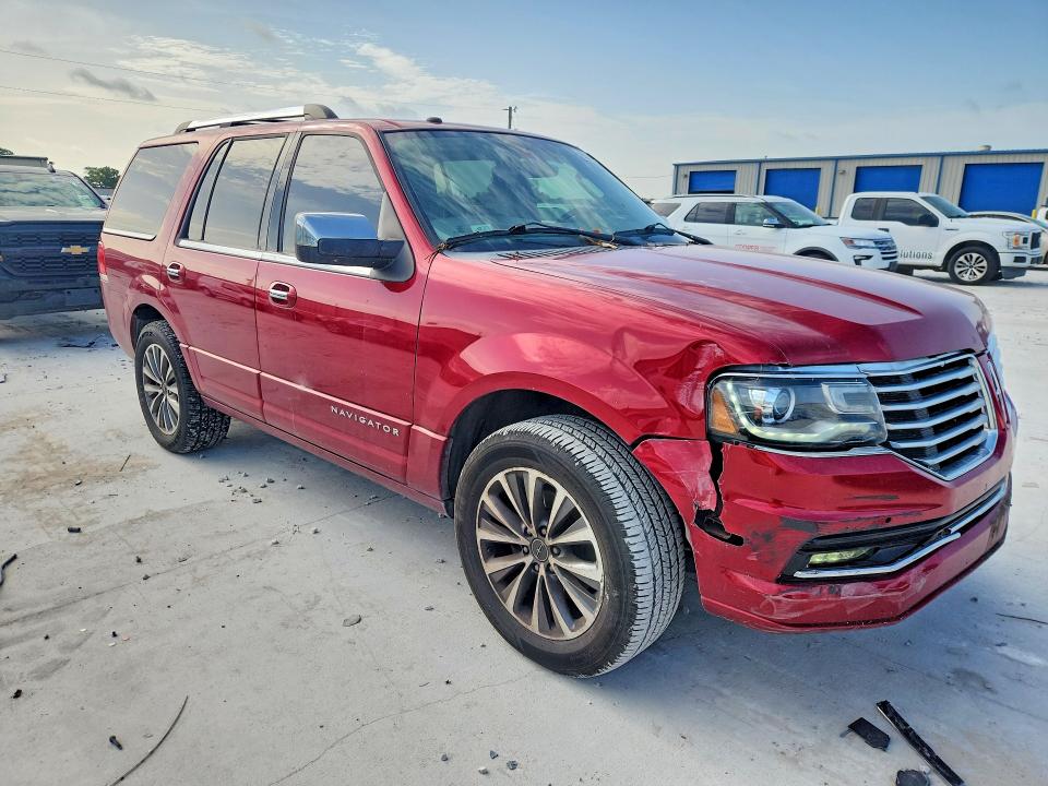 2017 Lincoln Navigator VIN 5LMJJ2JT1HEL03981 COPART salvage auction — FRONT END, Tx - Salvage Vehicle Title, sold $450 on 2026-07-28 (photo 4)