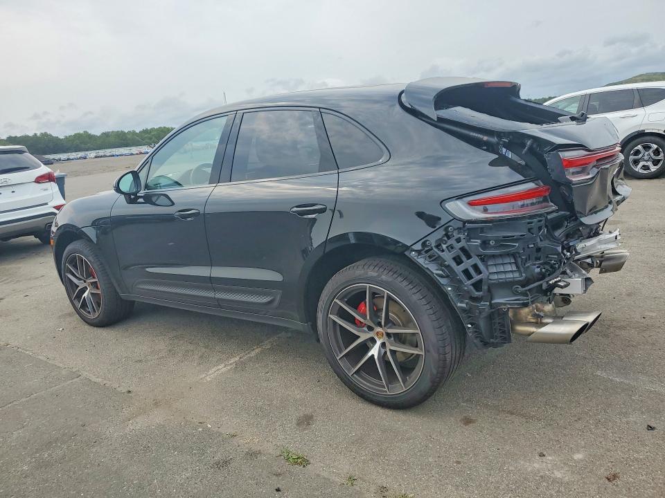 2023 Porsche Macan VIN WP1AG2A5XPLB40392 COPART salvage auction — REAR END, Ny - Mv-907A Salvage Certificate, sold $30,000 on 2026-08-07 (photo 2)