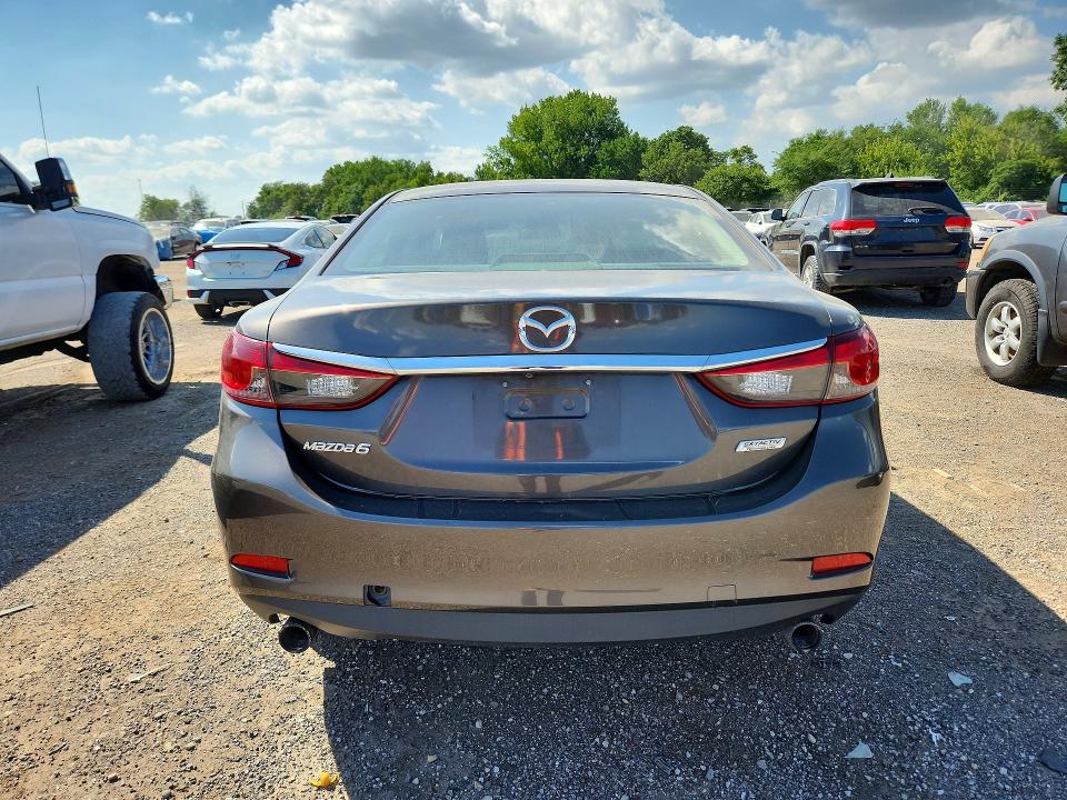 2016 Mazda 6 VIN JM1GJ1V50G1484293 COPART salvage auction — MECHANICAL, Ia - Certificate Of Title, sold $1,300 on 2026-07-24 (photo 6)