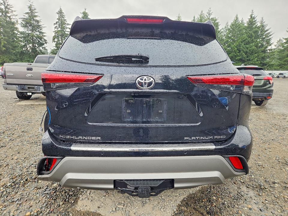 2024 Toyota Highlander VIN 5TDKDRBH4RS528820 COPART salvage auction — REAR END, Wa - Bill Of Sale, sold $19,500 on 2026-07-26 (photo 6)