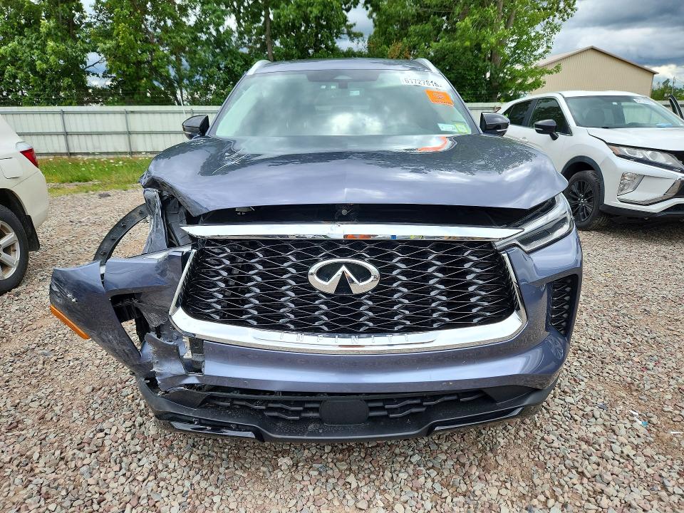 2023 Infiniti Qx60 VIN 5N1DL1FS0PC332001 COPART salvage auction — FRONT END, Ny - Mv-907A Salvage Certificate, sold $9,100 on 2026-08-19 (photo 5)