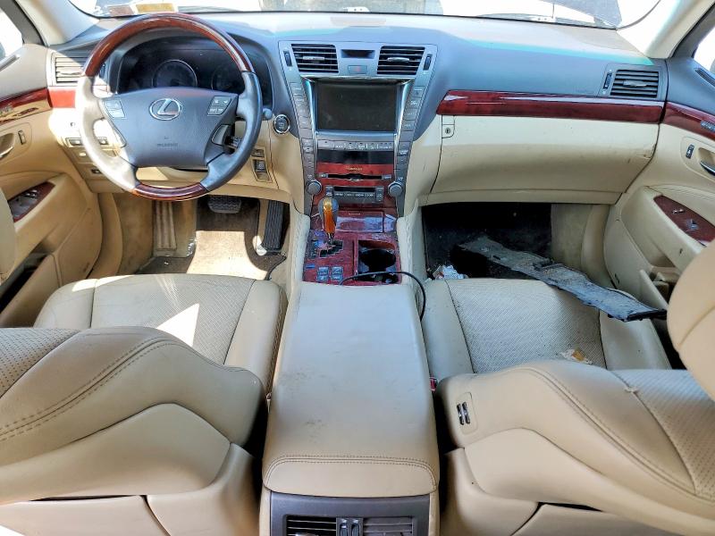 2009 Lexus Ls 460 VIN JTHCL46F695002339 COPART salvage auction — FRONT END, Pa - Cert Of Title (P), sold $975 on 2026-07-31 (photo 8)