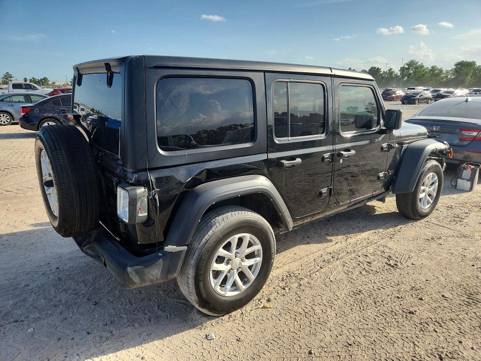 2023 Jeep Wrangler / VIN 1C4HJXDG4PW657343 COPART salvage auction — REAR END, Tx - Salvage Vehicle Title, sold $17,700 on 2026-07-28 (photo 3)