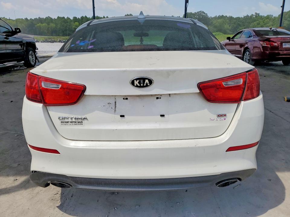 2015 Kia Optima VIN KNAGM4A78F5579270 COPART salvage auction — MECHANICAL, Ga - Certificate Of Title, sold $450 on 2026-07-09 (photo 6)