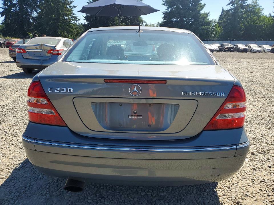 2005 Mercedes-benz C class VIN WDBRF40J75F706553 COPART salvage auction — FRONT END, WA - BILL OF SALE, sold $2,500 on 2026-07-14 (photo 6)