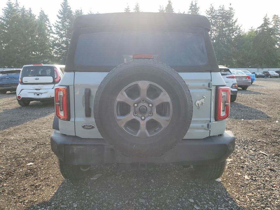 2022 Ford Bronco VIN 1FMEE5BP5NLA85398 COPART salvage auction — ROLLOVER, Wa - Bill Of Sale, sold $12,000 on 2026-07-31 (photo 6)