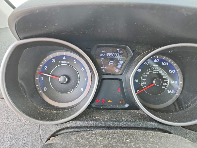 2013 Hyundai Elantra VIN KMHDH6AE7DU020487 COPART salvage auction — REAR END, NY - MV-907A SALVAGE CERTIFICATE, sold $750 on 2026-07-27 (photo 9)