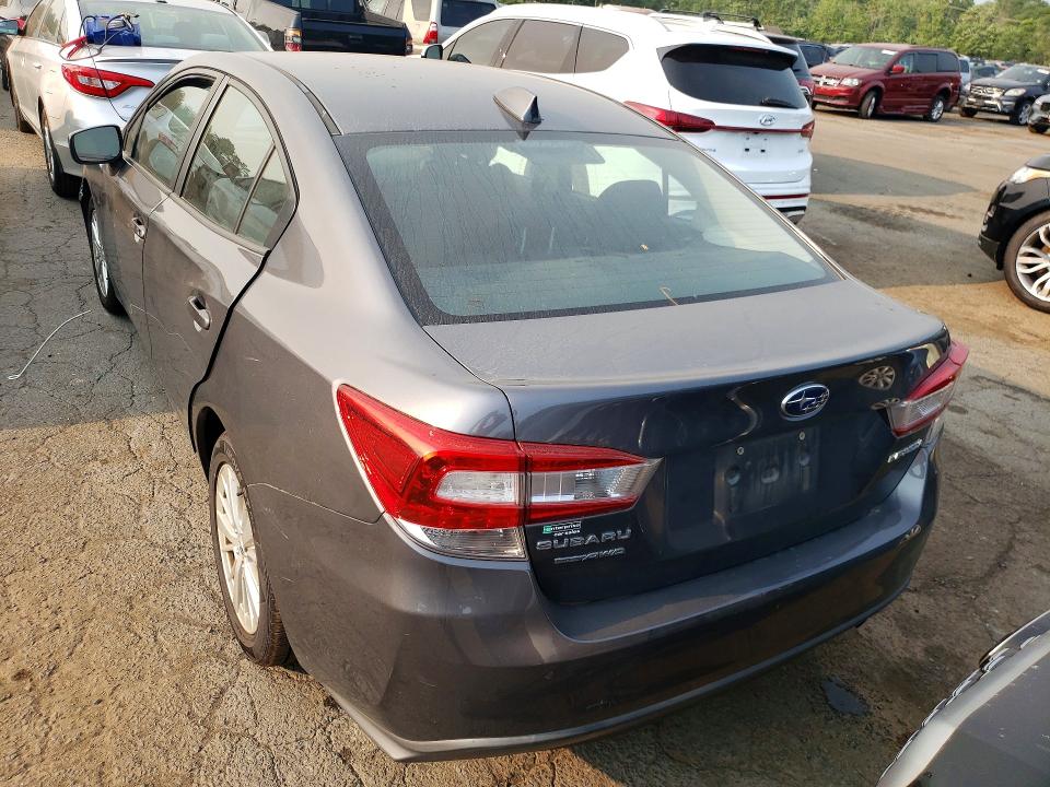 2018 Subaru Impreza VIN 4S3GKAD61J3618845 COPART salvage auction — WATER/FLOOD, Salvage Title, sold $2,139 on 2026-07-21 (photo 6)