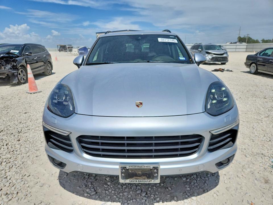 2018 Porsche Cayenne VIN WP1AA2A25JKA01520 COPART salvage auction — UNDERCARRIAGE, TX - SALVAGE VEHICLE TITLE (P), sold $9,300 on 2026-07-16 (photo 5)