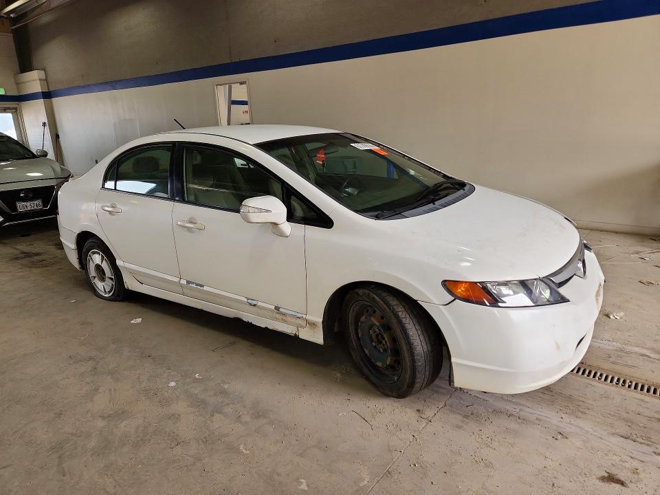 2007 Honda Civic hybrid VIN JHMFA36217S014388 COPART salvage auction — FRONT END, Va - Certificate Of Title, sold $350 on 2026-07-31 (photo 4)