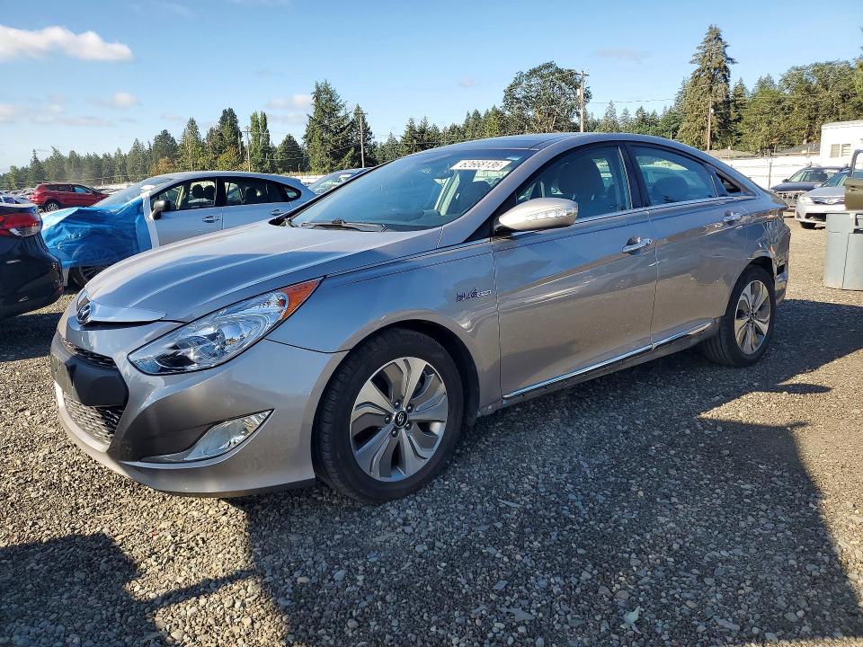 2014 Hyundai Sonata VIN KMHEC4A49EA105526 COPART salvage auction — REAR END, Wa - Bill Of Sale, sold $2,550 on 2026-07-31 (photo 1)