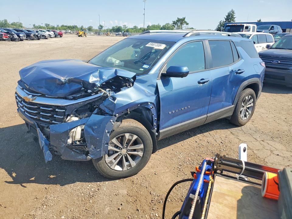2025 Chevrolet Equinox VIN 3GNAXHEG9SL211019 COPART salvage auction — FRONT END, Fl - Certificate Of Destruction, sold $3,050 on 2026-07-24 (photo 1)