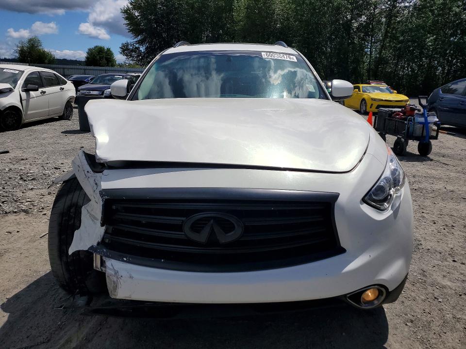 2013 Infiniti Fx VIN JN8CS1MW8DM170685 COPART salvage auction — FRONT END, WA - BILL OF SALE, sold $800 on 2026-07-20 (photo 5)