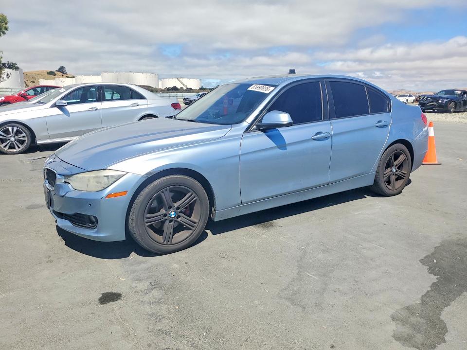 2013 BMW 3er VIN WBA3B1C50DK128816 COPART salvage auction — FRONT END, Ca - Salvage Certificate, sold $775 on 2026-08-03 (photo 1)
