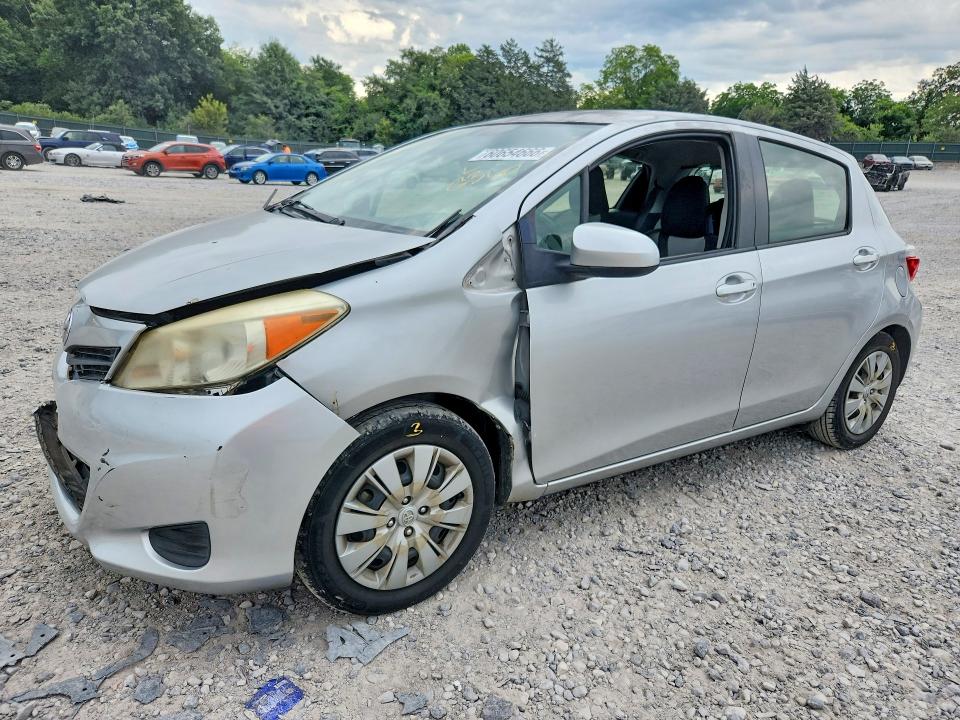 2012 Toyota Yaris VIN JTDKTUD32CD517437 COPART salvage auction — FRONT END, Tn - Salvage Certificate, sold $1,550 on 2026-07-30 (photo 1)