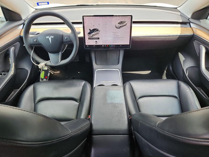 2022 Tesla Model 3 VIN 5YJ3E1EA9NF191786 COPART salvage auction — UNDERCARRIAGE, TX - CERTIFICATE OF TITLE, sold $450 on 2026-07-22 (photo 8)