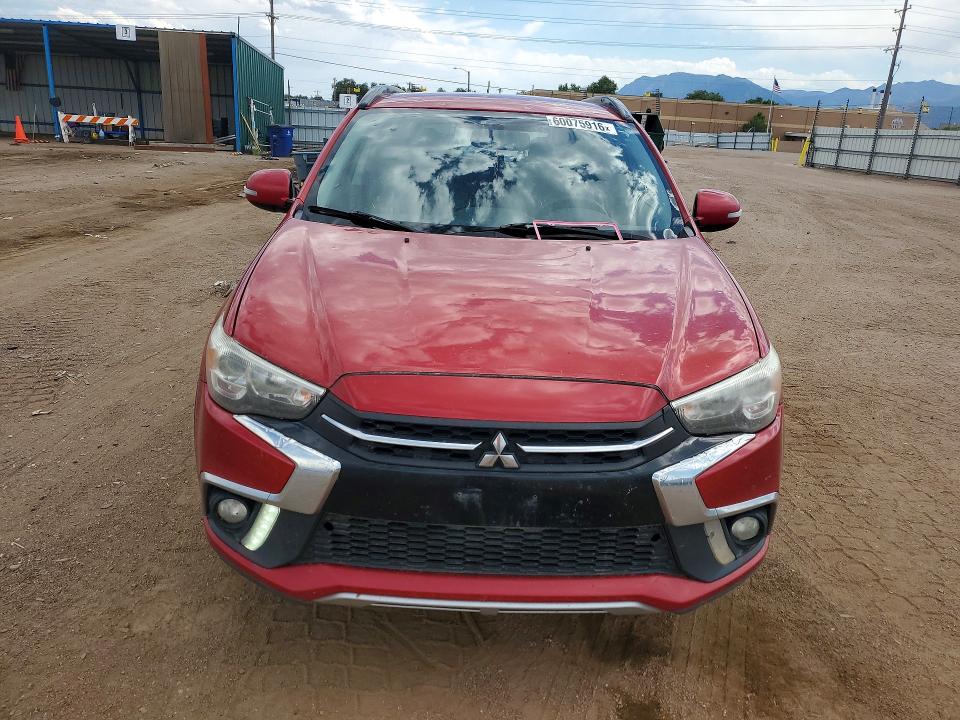 2018 Mitsubishi Outlander VIN JA4AR4AWXJU002752 COPART salvage auction — HAIL, Co - Certificate Of Title, sold $2,150 on 2026-07-29 (photo 5)