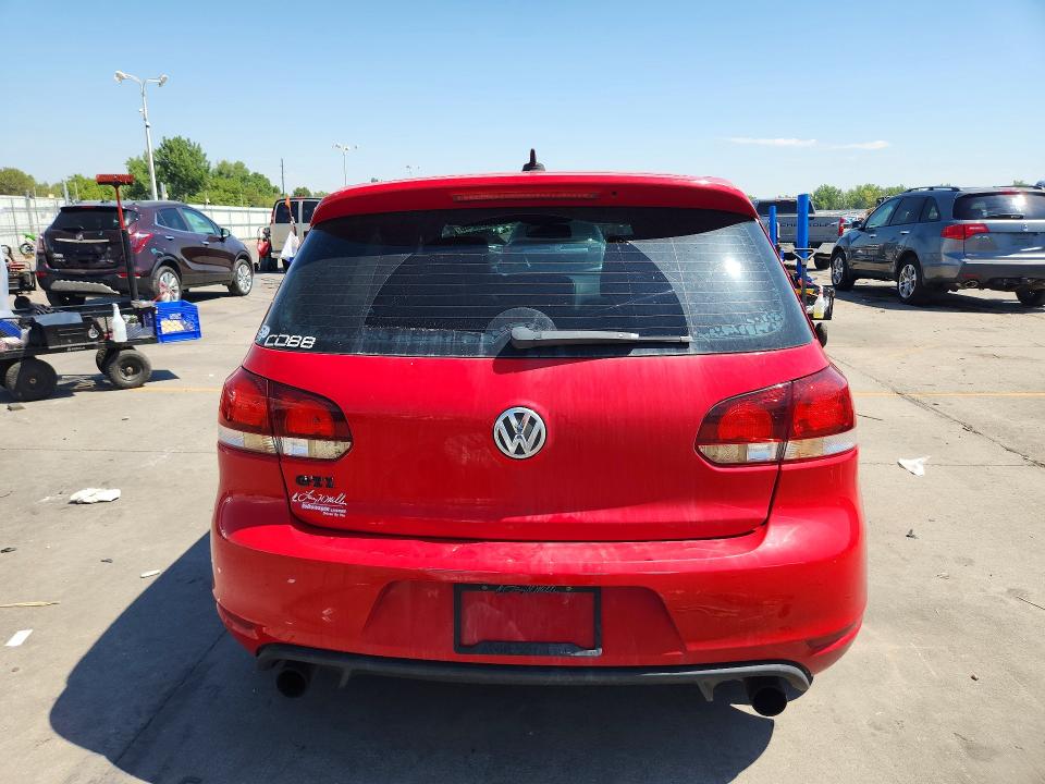 2011 Volkswagen Gti VIN WVWHV7AJ1BW007124 COPART salvage auction — FRONT END, Co - Public - Salvage Title, sold $1,300 on 2026-08-17 (photo 6)
