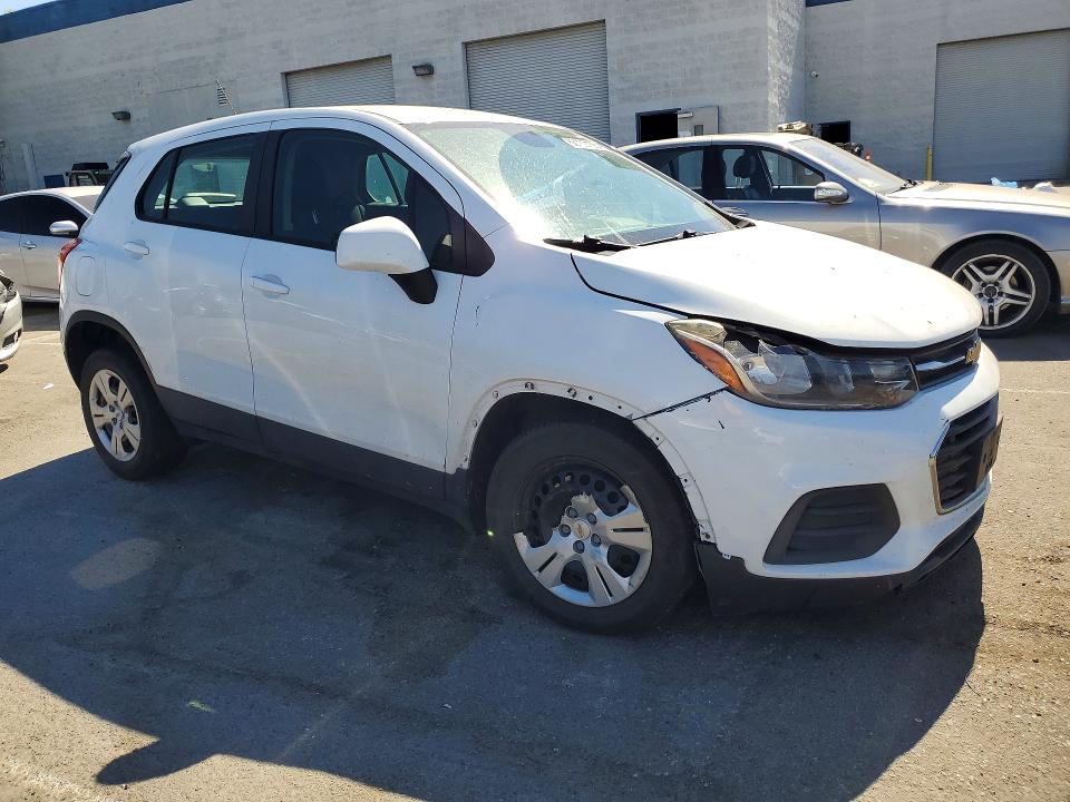 2018 Chevrolet Trax VIN KL7CJKSB6JB608192 COPART salvage auction — FRONT END, Ne - Certificate Of Title, sold $750 on 2026-07-21 (photo 4)