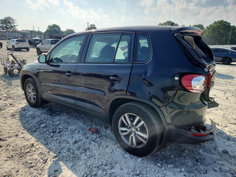 2013 Volkswagen Tiguan VIN WVGAV7AX8DW553973 COPART salvage auction — REAR END, Ga - Cert Of Title-Salvage, sold $750 on 2026-08-03 (photo 2)
